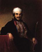 Portrait of Isaac Edrebi of Morocco, Asher Brown Durand